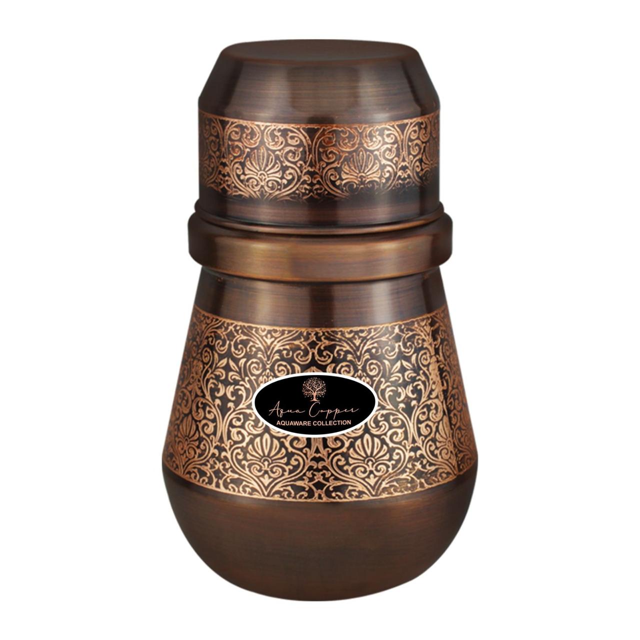Beside carafe oscar pot carving
